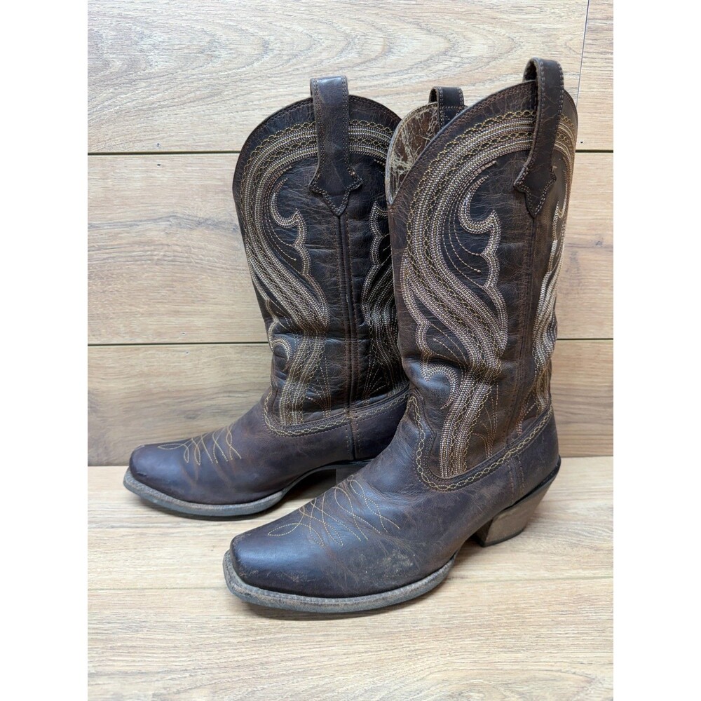 Ariat Brown Leather Western Cowboy Boots Women’s US 10B Style 10016357